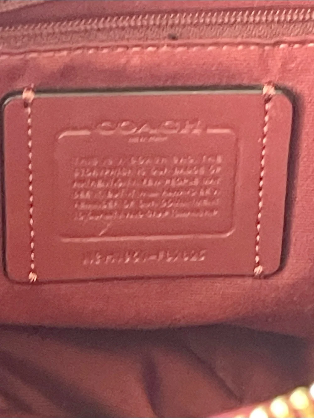⭐️ Coach Elle Hobo Metallic Cherry Burgundy Wine Leather Bag F87825 🍁 🍂 🍃